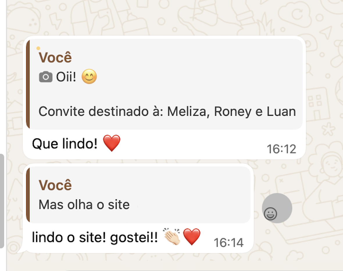 Depoimento em texto